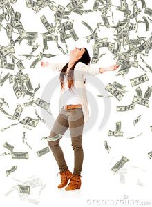 woman-under-money-rain-28975815